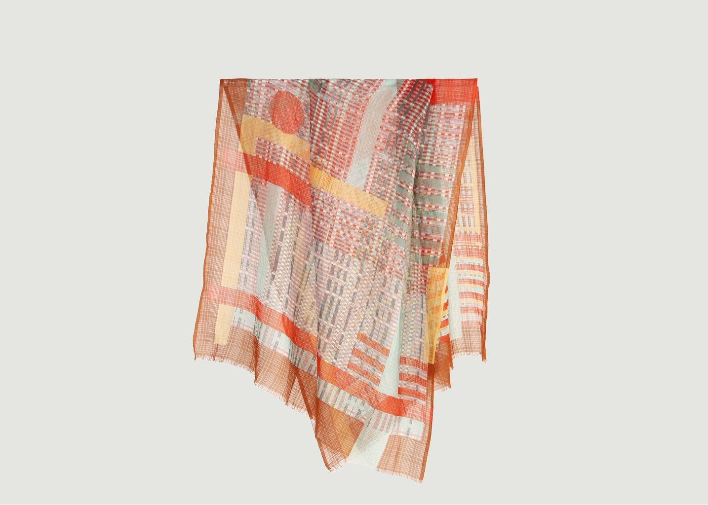Rachel scarf in cotton and silk - Mapoésie