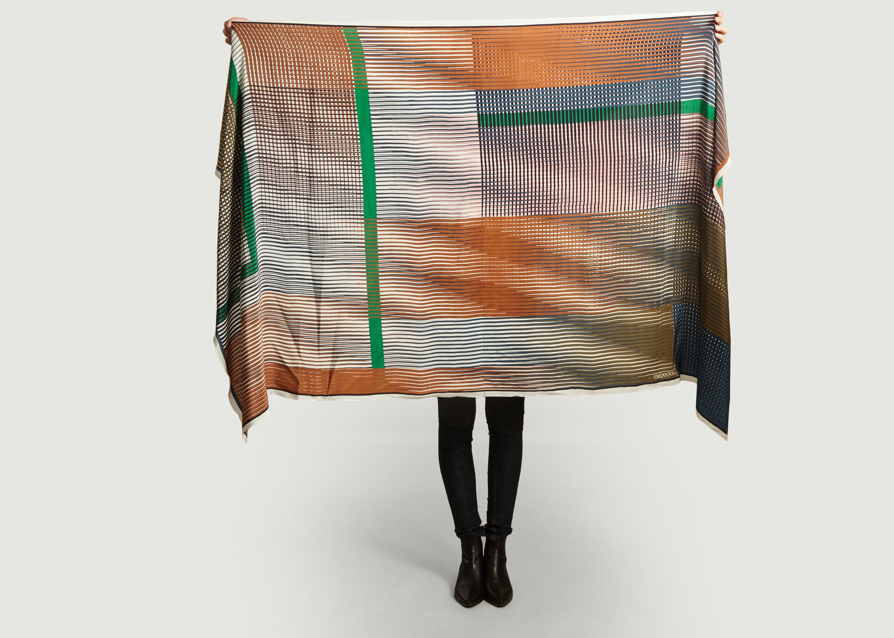 Vibrant silk scarf - Mapoésie