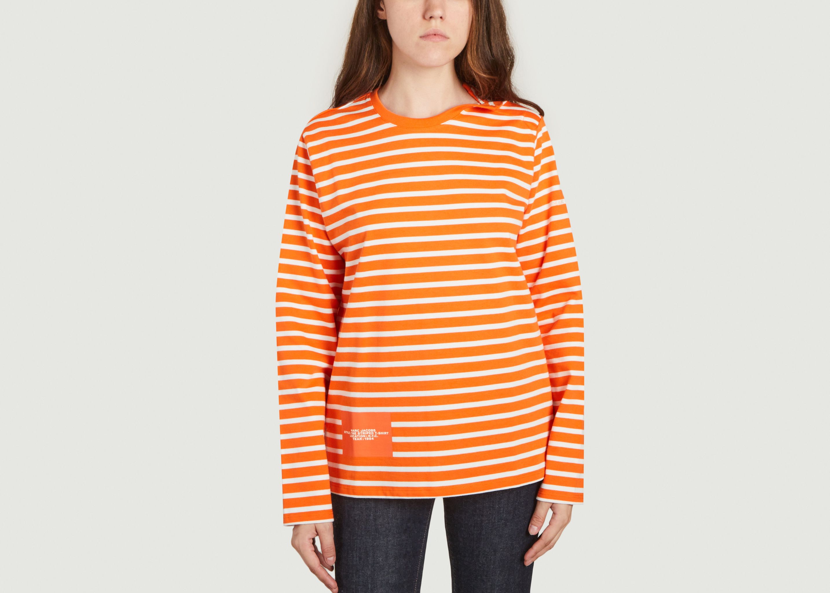 The striped cotton t-shirt - Marc Jacobs