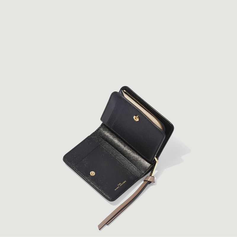 The Snapchot Mini Compact wallet in saffiano leather - Marc Jacobs
