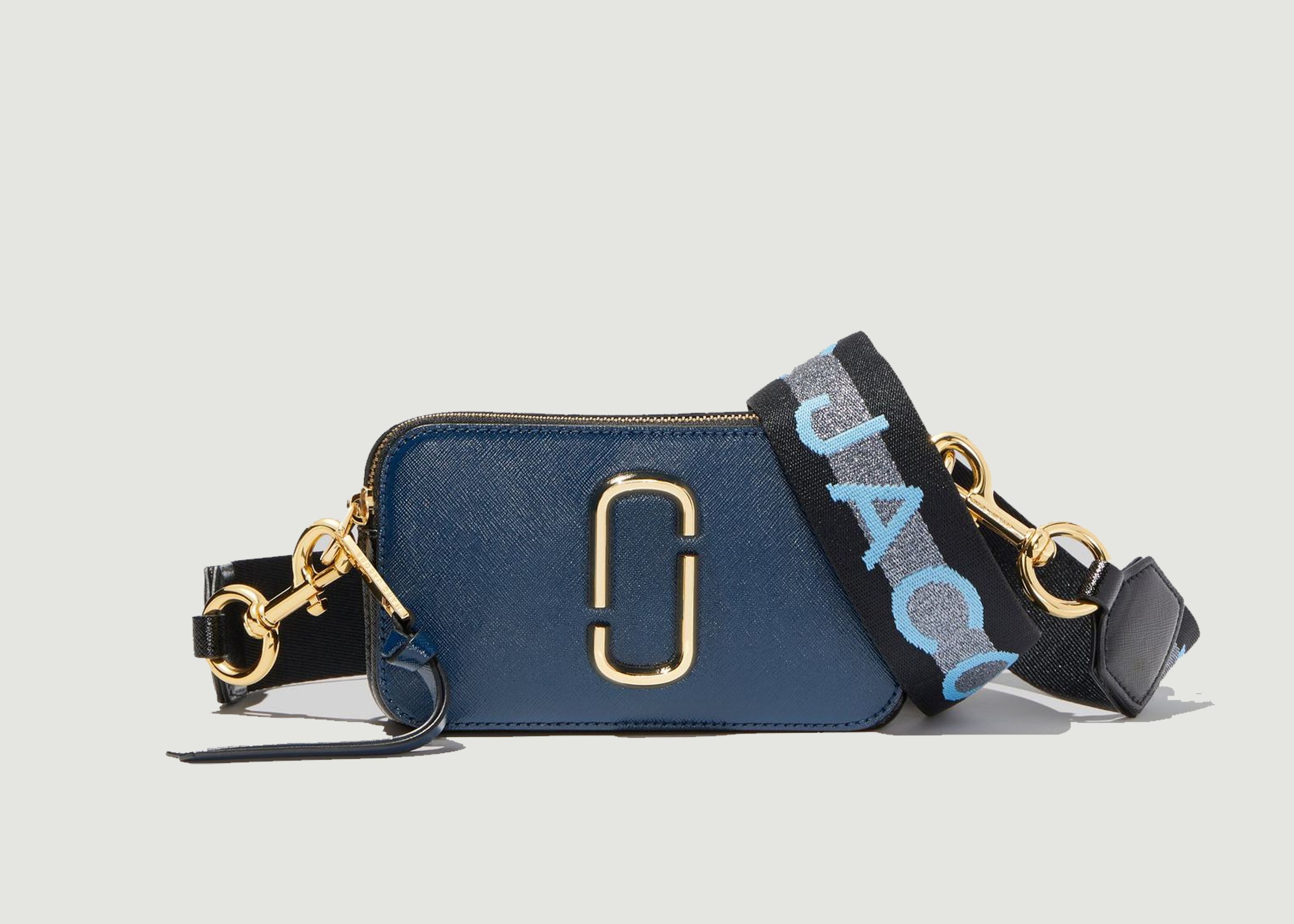 Marc Jacobs Sea Blue The Logo Strap Snapshot Small Saffiano Leather Camera  Bag at FORZIERI Canada