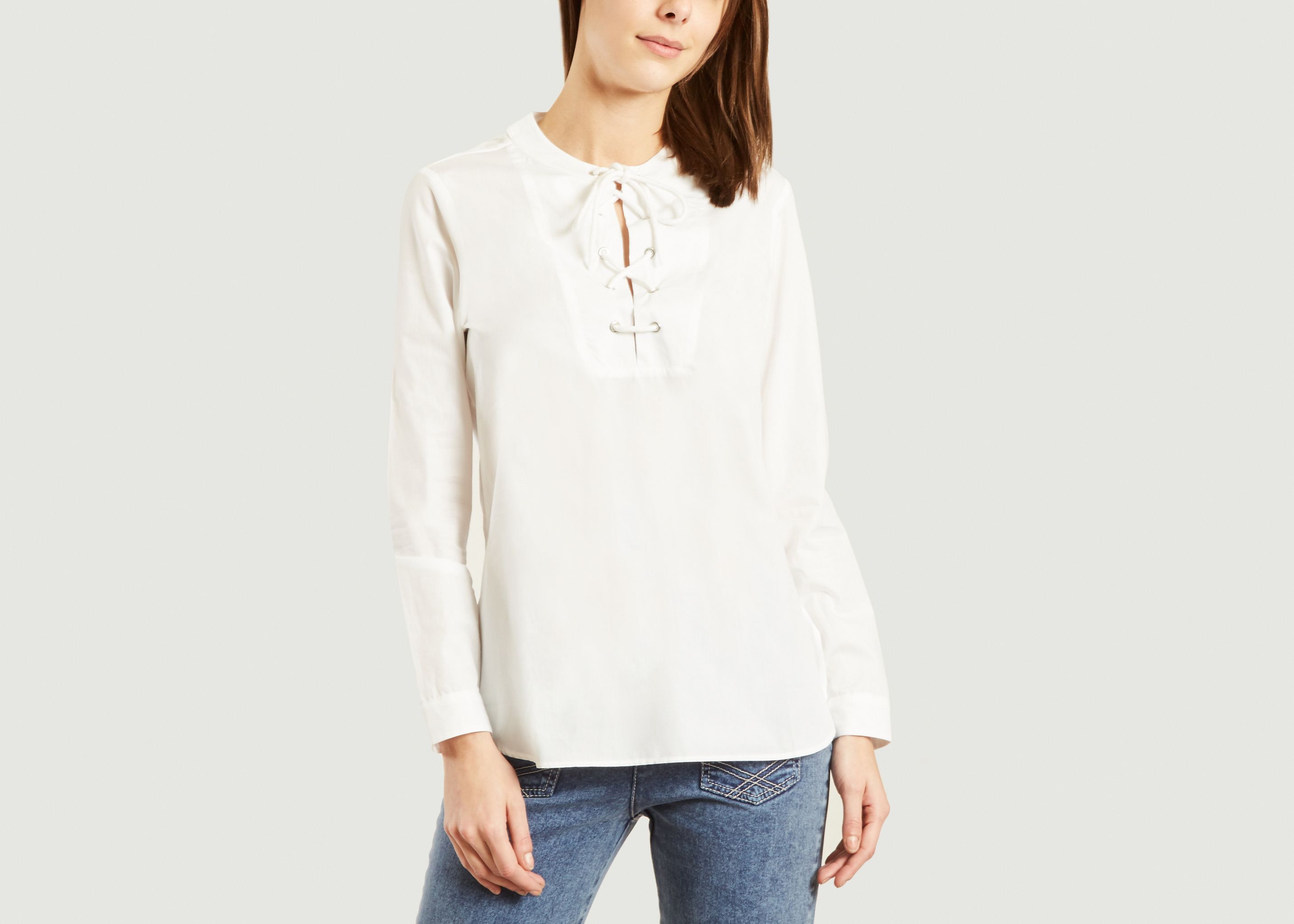Lace up Shirt - Marie Marot