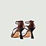 Dakota leather sandals with heels - Souliers Martinez
