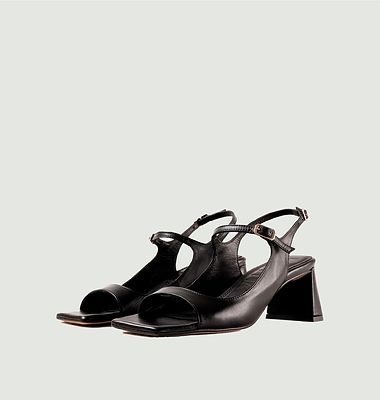 Clavel leather heeled sandals