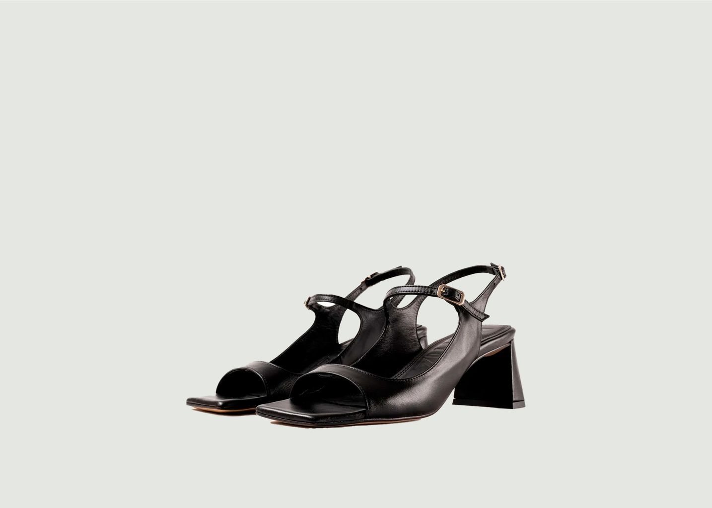 Clavel leather heeled sandals - Souliers Martinez