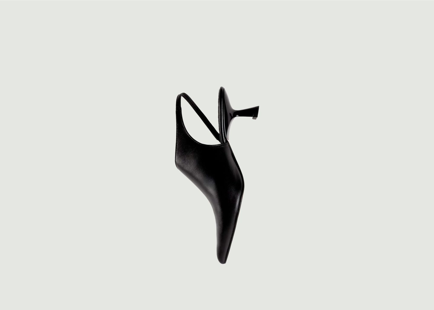 Greta leather closed-toe heeled sandals - Souliers Martinez