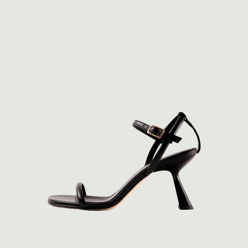 Carolina leather heeled sandals - Souliers Martinez