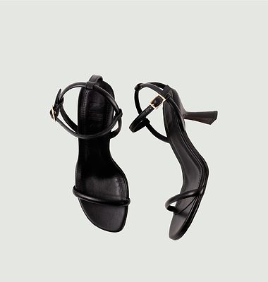 Carolina leather heeled sandals