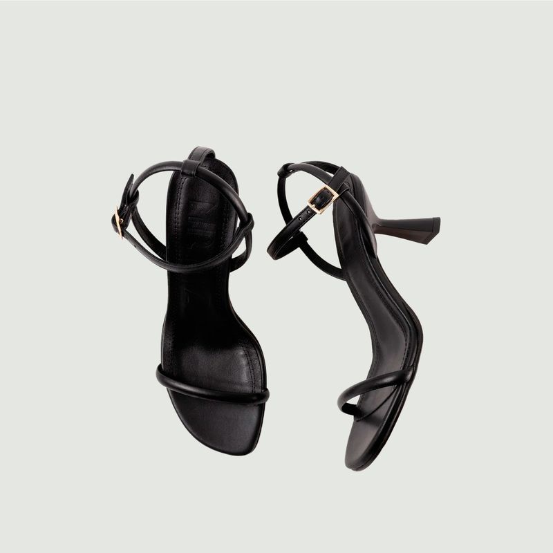 Carolina leather heeled sandals - Souliers Martinez