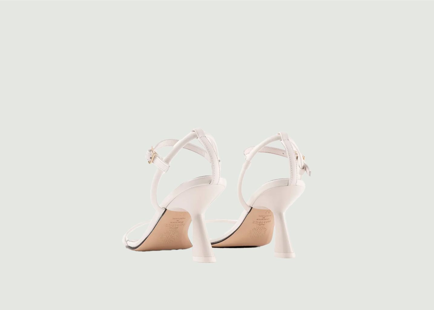 Carolina leather heeled sandals - Souliers Martinez
