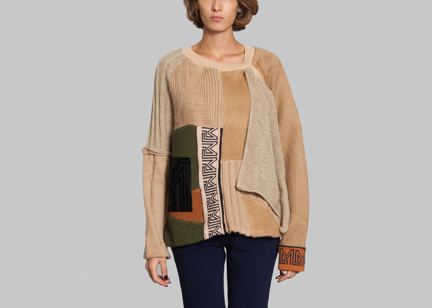 Patchwork Suzhou Sweater - Masha Ma