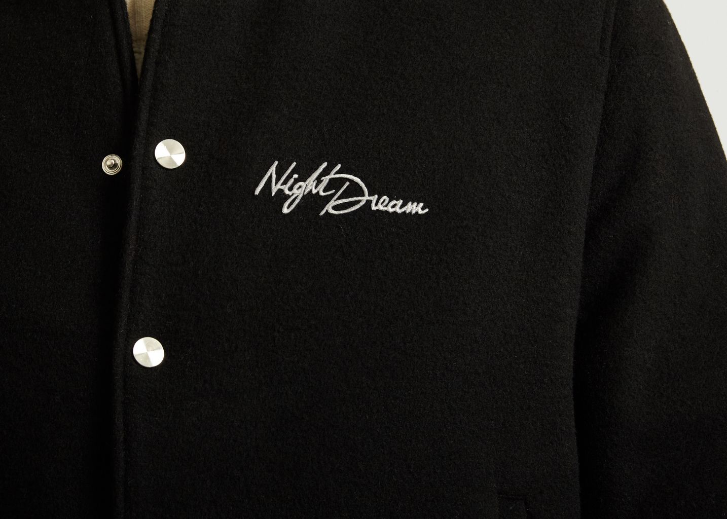 Night Dream Merino Wool Varsity Jacket - M.X Maxime Simoëns