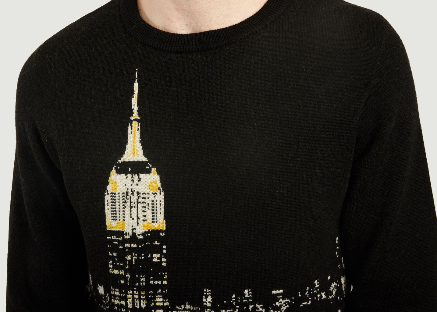 Pull Jacquard Empire State Building - M.X Maxime Simoëns