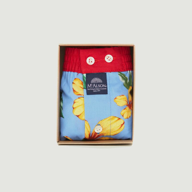 Flower printed boxer shorts  - Mc Alson