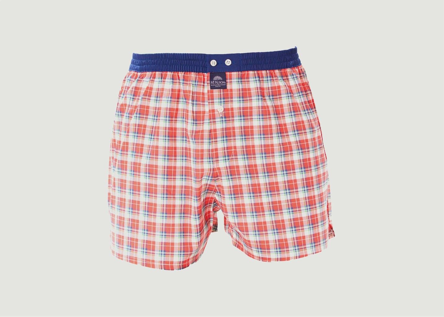 Tartan cotton boxer shorts - Mc Alson