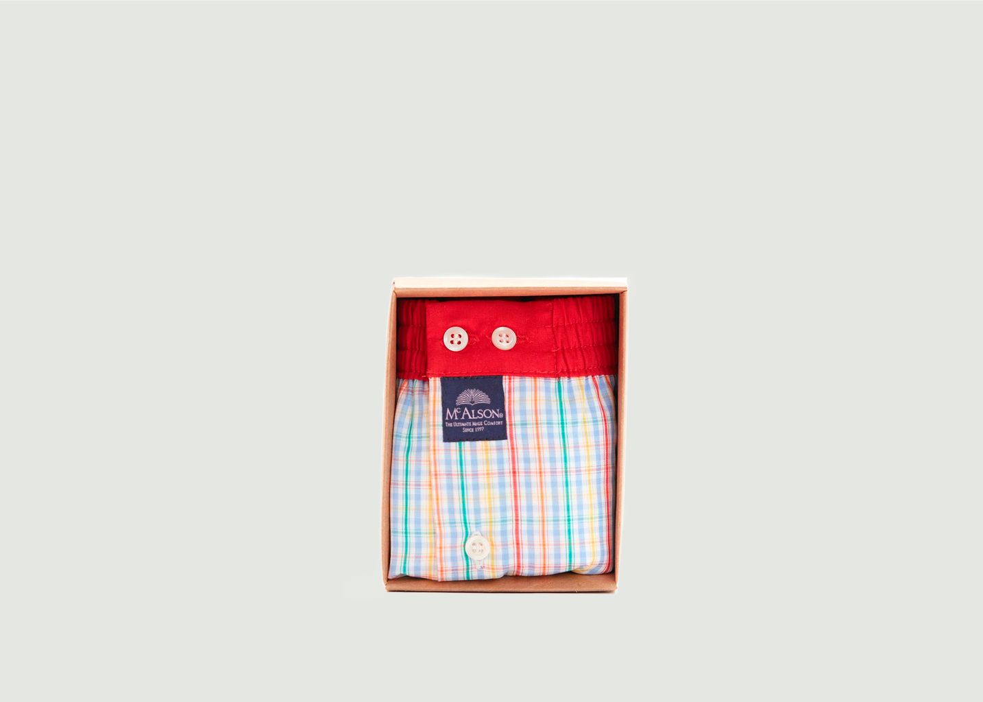 Carreaux boxer shorts - Mc Alson