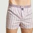 matière Striped Boxer Shorts With Flowers - Mc Alson