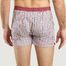 Striped Boxer Shorts With Flowers - Mc Alson