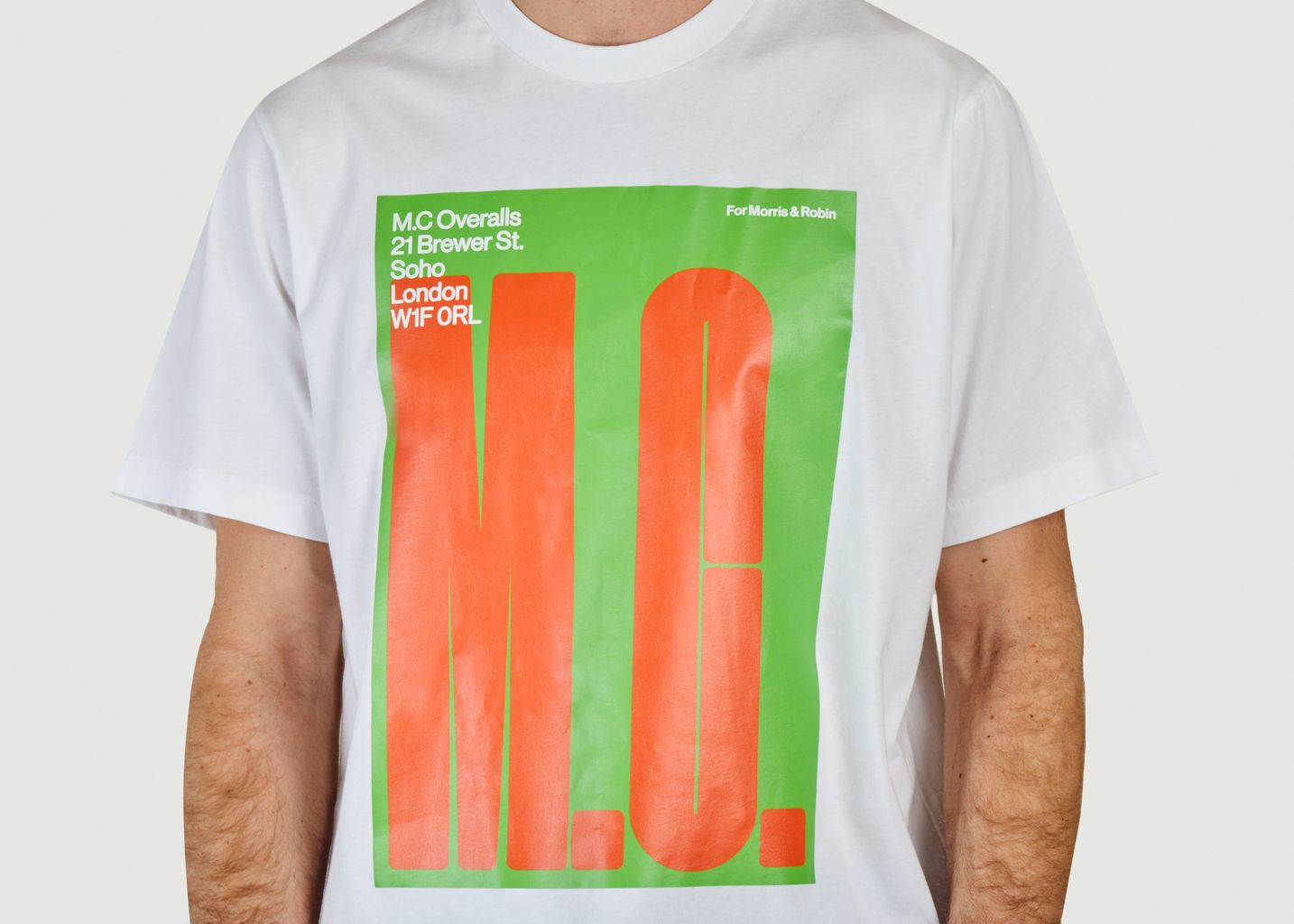 T-Shirt mit großem Logoaufdruck - M.C. Overalls