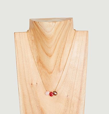 Rote Yacinthe-Halskette