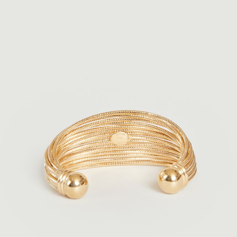 Gold plated bangle bracelet Zadig - Medecine Douce