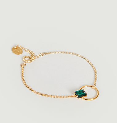 Thin bracelet with Swarovski crystals Zazie