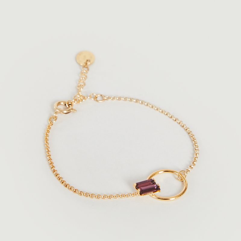 Chain bracelet with Swarovski crystals Zazie - Medecine Douce