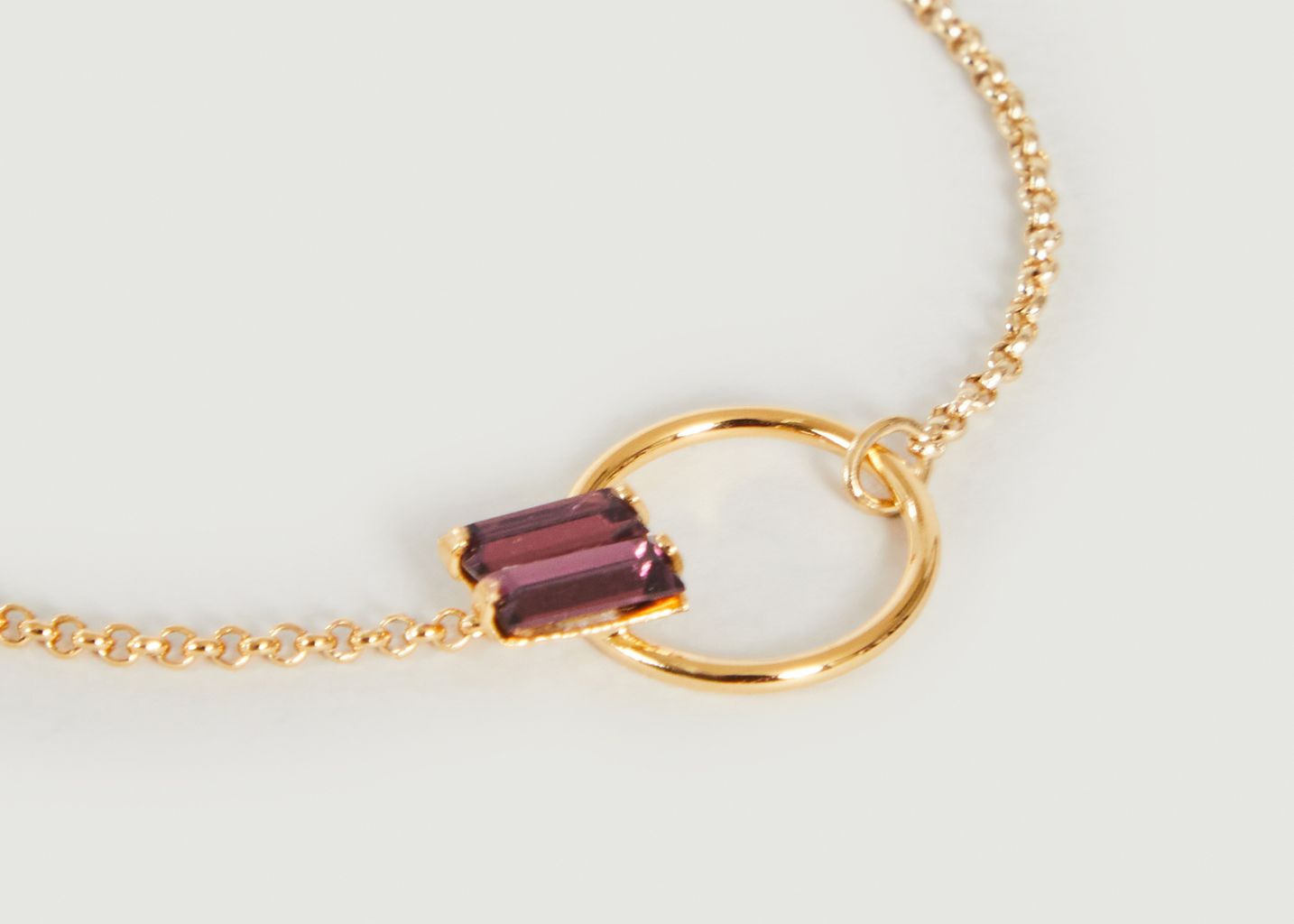 Chain bracelet with Swarovski crystals Zazie - Medecine Douce