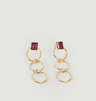 Earrings with Swarovski crystals Zazie maxi