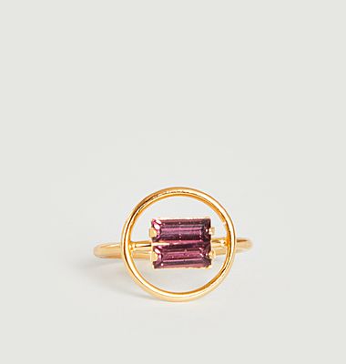 Verstellbarer Ring mit Swarovski-Kristallen Zazie