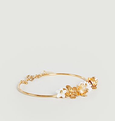 Gold-plated bangle bracelet Zephyr