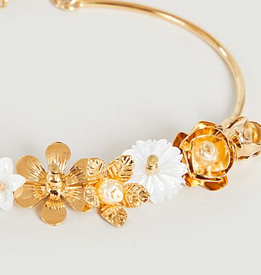 Gold-plated bangle bracelet Zephyr