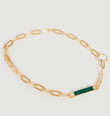 Chain necklace with Swarovski crystals Ziggy