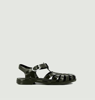 Flat sandals in PVC Sun