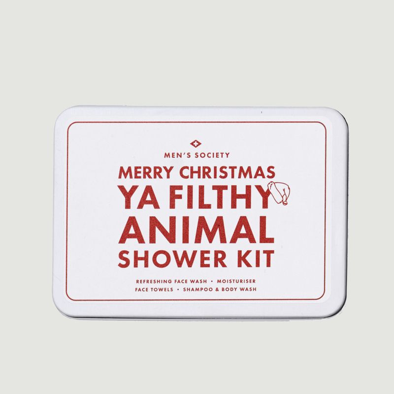Merry Christmass Ya Filthy Animal Shower Kit - Men's Society