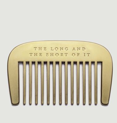 Brass Beard Comb