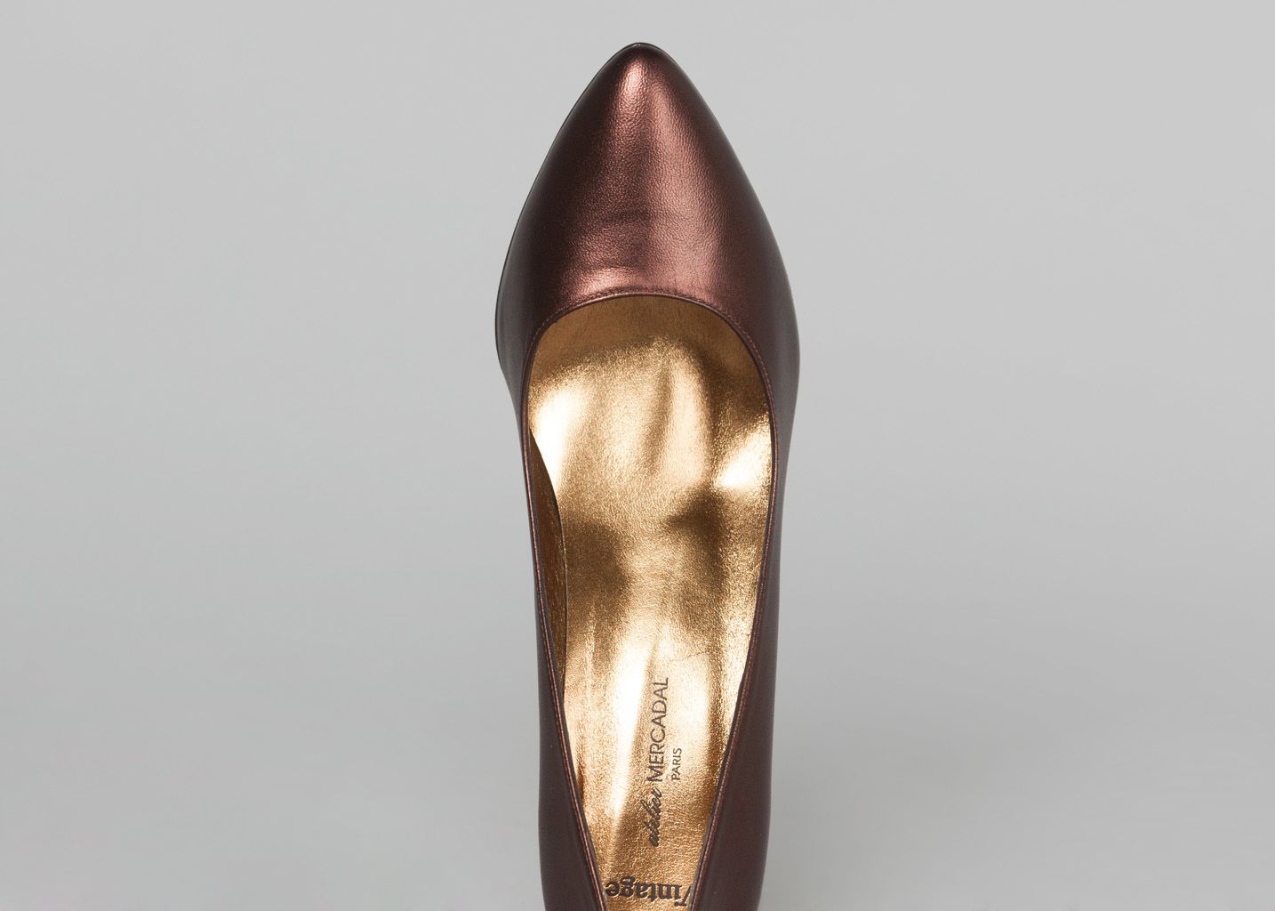 escarpins vintage chaussures à talons à boucles en laiton