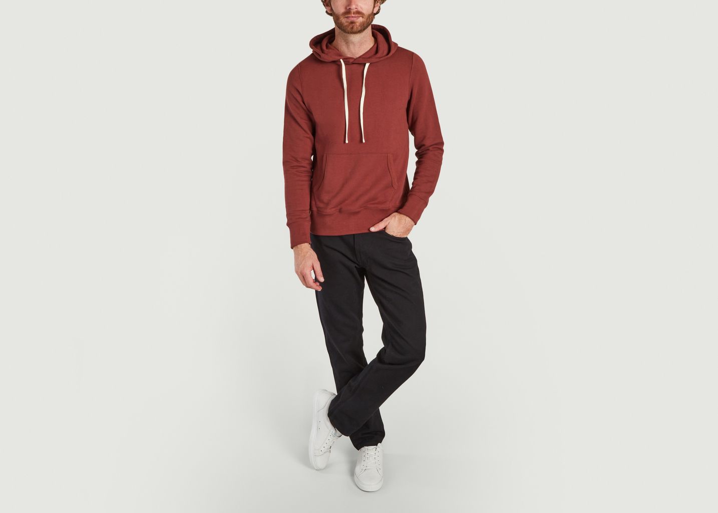 Organic cotton classic fit hoodie - Merz b Schwanen