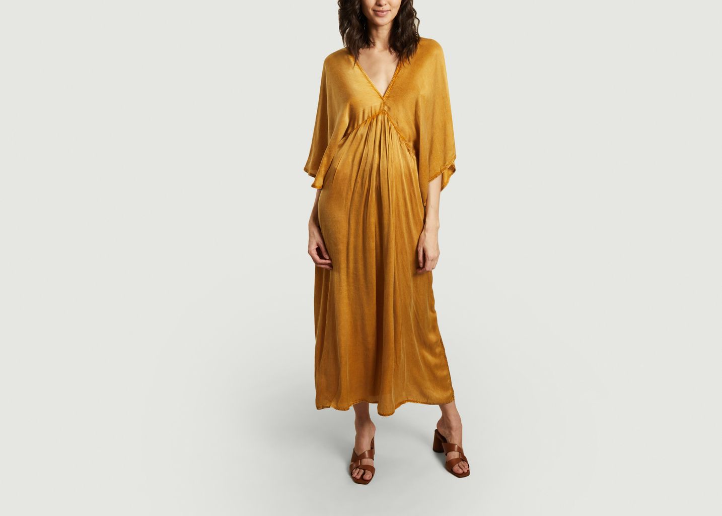 Robe longue Or Smooth - Mes Demoiselles