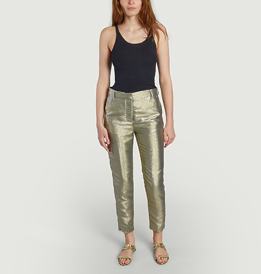 Pantalon en lamé Sanders 