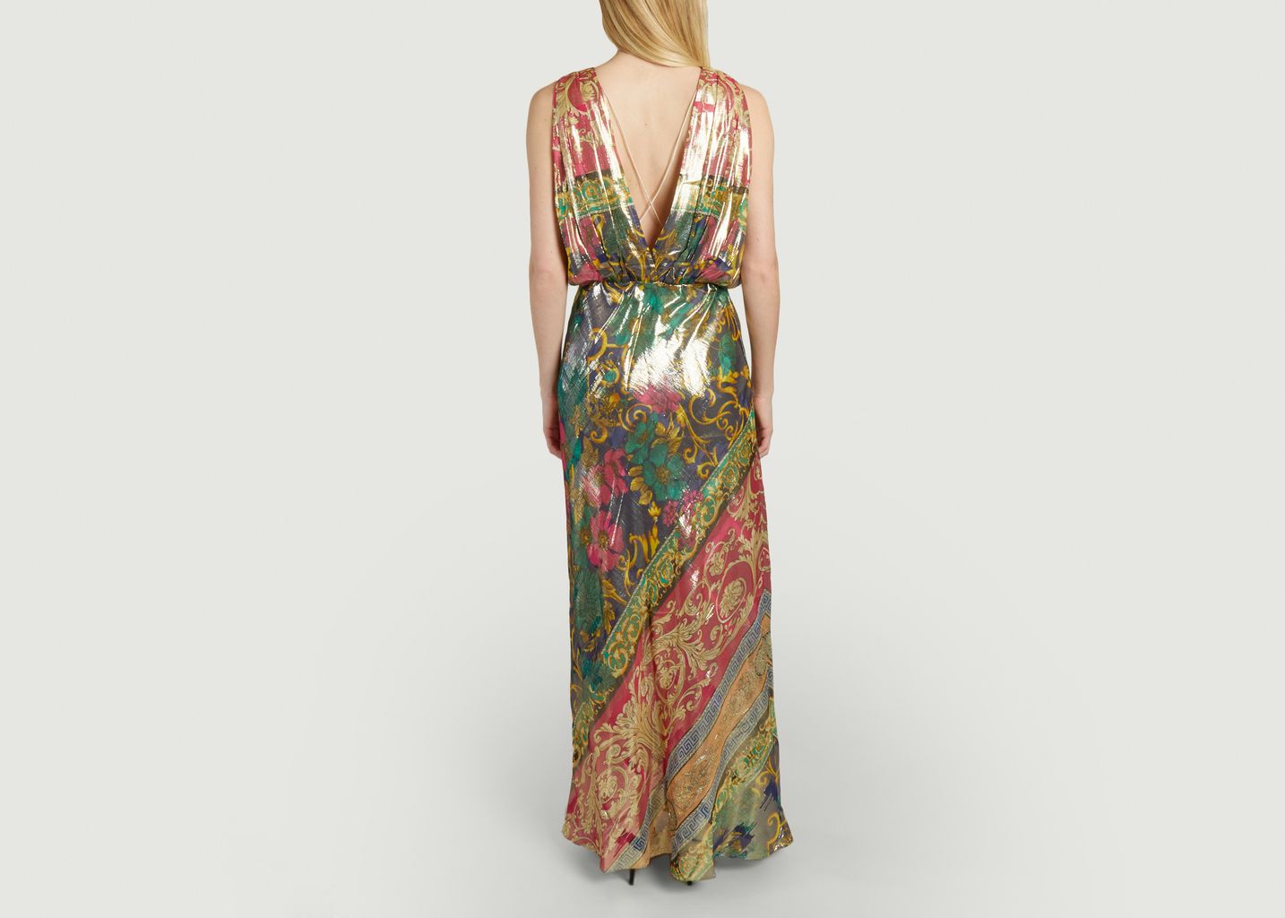 Reva fancy print maxi dress - Mes Demoiselles