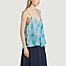 Sally geometric print silk top - Mes Demoiselles