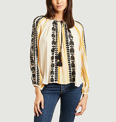 Constanta patterned blouse