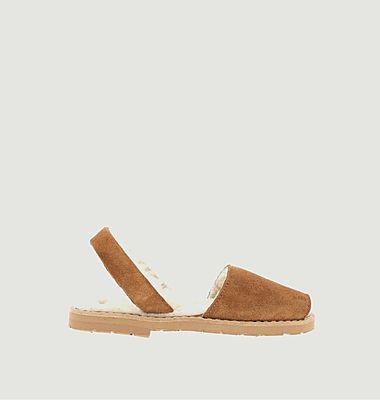 Sandals woolen skin Avarca
