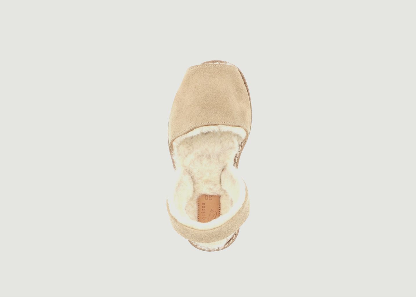 Sandales en peau lainée Avarca - Minorquines