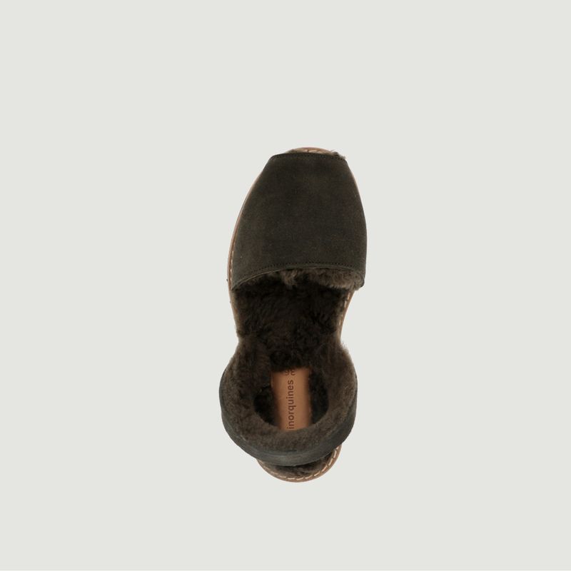 Sandales en peau lainée Avarca  - Minorquines