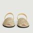 Avarca glitter Oro sandals - Minorquines