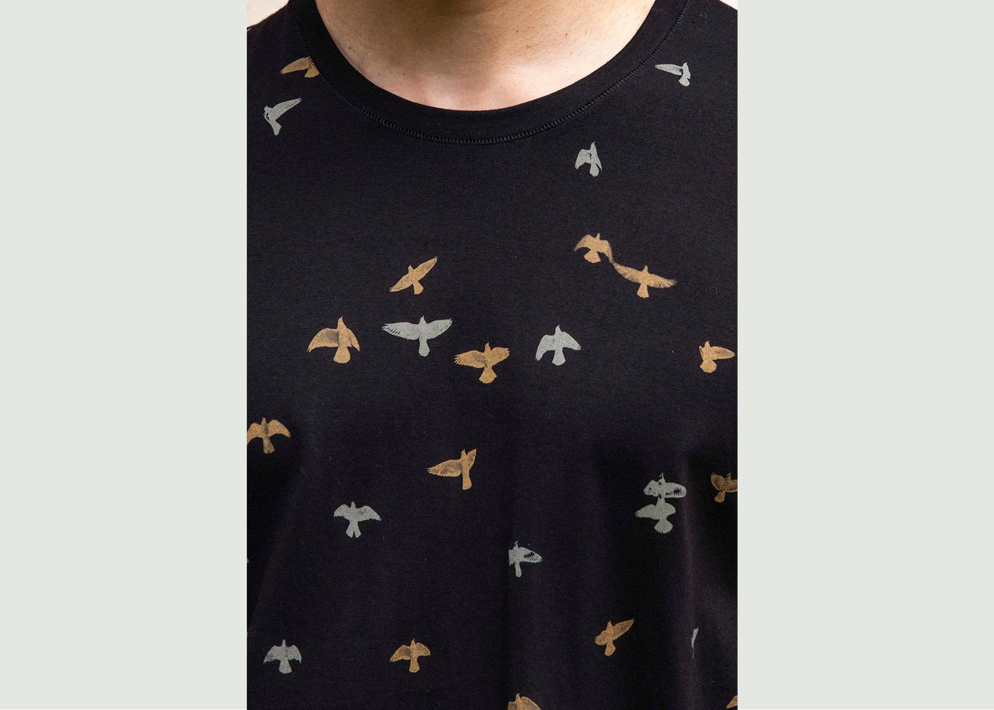 T-Shirt mit Vogel-Print - Misericordia