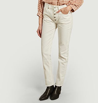 Jean teinté boutonné slim fit
