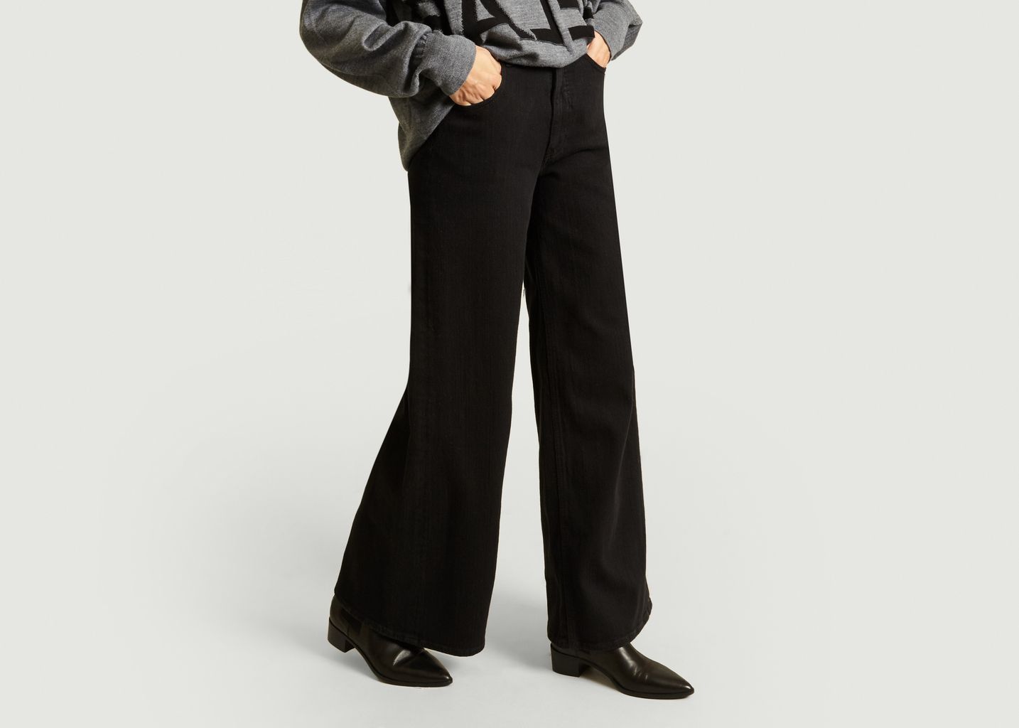 Pantalon Denim Large - MM6 Maison Margiela